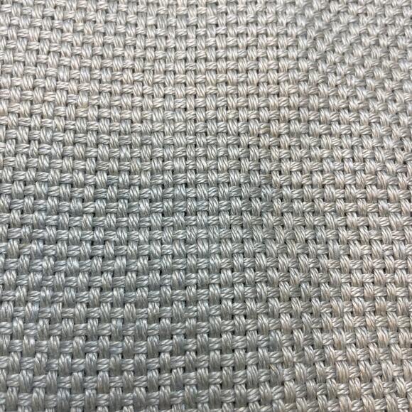 Pottery Barn Pillow Cover Square 20x20 Seagrass Linen Textured Zipper Neutral - Picture 5 of 7